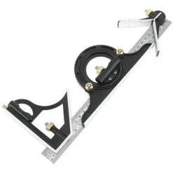 300MM Multi-fonction Rapporteur Combinaison équerre Règle En Acier Inoxydable Outil De Mesure Professionnel Charpentier Outils