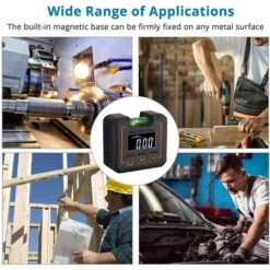 Inclinomètre LCD Numérique Avec Bulles Horizontales, Boîte Inclinée Du Rapporteur,détecteur D'angle Niveau De Jauge D'angle Magnétique Numérique,rapporteur,jauge De Biseau 11 Inclinomètre LCD Numérique Avec Bulles Horizontales, Boîte Inclinée Du Rapporteur,détecteur D'angle Niveau De Jauge D'angle Magnétique Numérique,rapporteur,jauge De Biseau -Promos Outil Virtuose Magasin 76385647 5