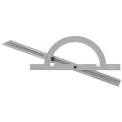 Rapporteur D'angle En Acier 400x200mm Avec Règle Coulissante - WILMART - 254613