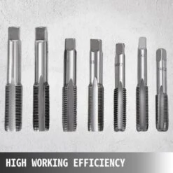 VEVOR Jeu De Tarauds Et Filieres De Filetage 110PCS M2-M18 Kit Tarauds Et Matrices Metrique En Tungstene Outils Couper Filetage Externe Interne Etui De Rangement De Filieres Et Filetage Avec Coffret 10 VEVOR Jeu De Tarauds Et Filieres De Filetage 110PCS M2-M18 Kit Tarauds Et Matrices Metrique En Tungstene Outils Couper Filetage Externe Interne Etui De Rangement De Filieres Et Filetage Avec Coffret -Promos Outil Virtuose Magasin 77220826 4