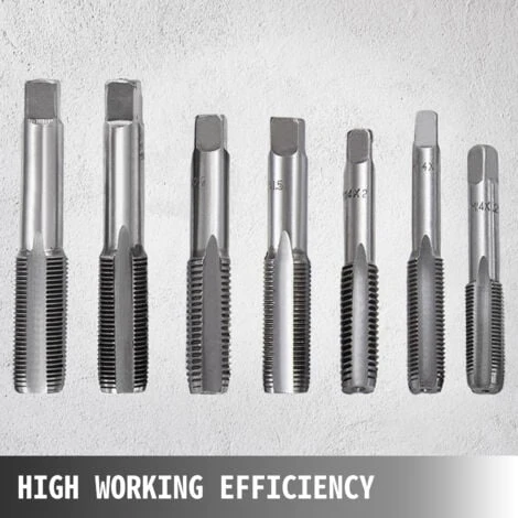 VEVOR Jeu De Tarauds Et Filieres De Filetage 110PCS M2-M18 Kit Tarauds Et Matrices Metrique En Tungstene Outils Couper Filetage Externe Interne Etui De Rangement De Filieres Et Filetage Avec Coffret 6 VEVOR Jeu De Tarauds Et Filieres De Filetage 110PCS M2-M18 Kit Tarauds Et Matrices Metrique En Tungstene Outils Couper Filetage Externe Interne Etui De Rangement De Filieres Et Filetage Avec Coffret – Image 4