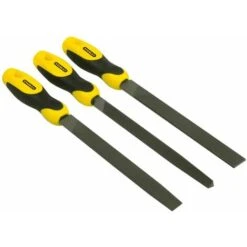 STANLEY Limes Mi-douces 200mm - Jeu De 3 Pièces 0-22-464