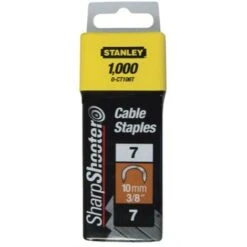 Agrafes Cavaliers 12mm Type 7 Boîte De 1000 - STANLEY - 1-CT108T