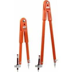 Lot De 2 Compas Professionnels Pour Travail Du Bois Avec Aile Et Porte-crayon 450 Mm Et 750 Mm
