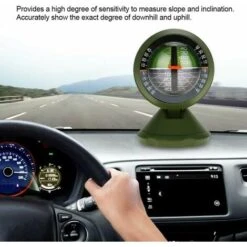 Inclinomètre De Voiture, Indicateur D'Inclinaison Du Mesureur De Niveau De Pente De Véhicule Avec Rotation Libre, L'angle De Vision Est Réglable. 10 Inclinomètre De Voiture, Indicateur D'Inclinaison Du Mesureur De Niveau De Pente De Véhicule Avec Rotation Libre, L'angle De Vision Est Réglable. -Promos Outil Virtuose Magasin 78950417 4