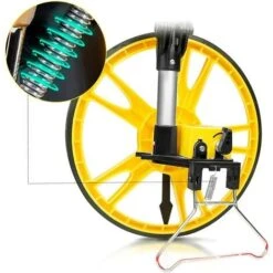 AIRAJ Roulette De Mesure Pliable De Précision Avec Roue De Mesure De Distance 99.999,9 M Mesure Métrique Des Roues Et Du Ruban, Sac De Transport (pliable) -Promos Outil Virtuose Magasin 79073168 3