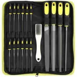 18 In 1 Limes Et Râpes Jeu De Lime Metal Precision Métal Limes Métalliques En Carbone Acier Brosse Aiguille Ensemble De Fichiers