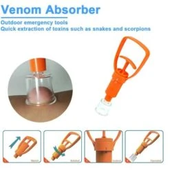 Extracteur De Venin De Camping Kit De Sauvetage D'urgence Aspiration Sous Vide Randonnée En Plein Air Aventure Dans La Nature Sauvage Morsures D'insectes De Serpent Venimeux 1pcs -Promos Outil Virtuose Magasin 79264523 4