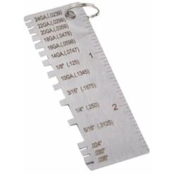 Jauge D'épaisseur De Feuille De Métal, Outils De Calibre Soudage, Jauge D'épaisseur, Jauge De Soudure En Acier Inoxydable, Fil Règle For Soudage De Pièces De Travail, -Promos Outil Virtuose Magasin 79298334 3