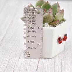 Jauge D'épaisseur De Feuille De Métal, Outils De Calibre Soudage, Jauge D'épaisseur, Jauge De Soudure En Acier Inoxydable, Fil Règle For Soudage De Pièces De Travail, -Promos Outil Virtuose Magasin 79298334 4