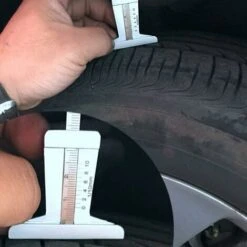 Jauge De Profondeur De Pneu De Voiture Vernier De Profondeur De Pneu RèGle De Bande De Roulement,Cercle Noir En Fer Inoxydable 0-60mm,Seuçais -Promos Outil Virtuose Magasin 79298924 4