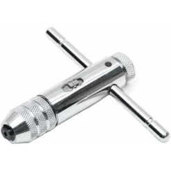 T Barre Poignée Porte-taraud à Cliquet, Clé à Taraud Réglable Avec 5pcs M3-M8 3mm-8mm Filetage De Vis à Métaux à Fiche Métrique En Forme De T De Taraudage -Promos Outil Virtuose Magasin 79464195 4