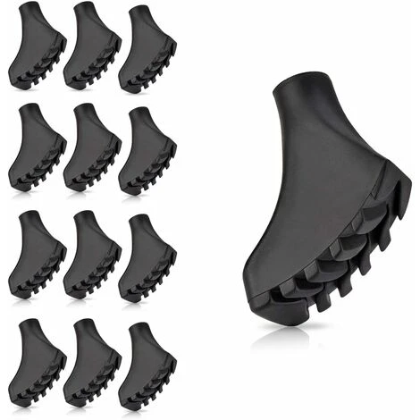 Coussinets De Marche Nordique, 12 Pièces / 6 Paires De Pads De Tampons En Caoutchouc Asphaltique Pour Marche Nordique 3 Coussinets De Marche Nordique, 12 Pièces / 6 Paires De Pads De Tampons En Caoutchouc Asphaltique Pour Marche Nordique