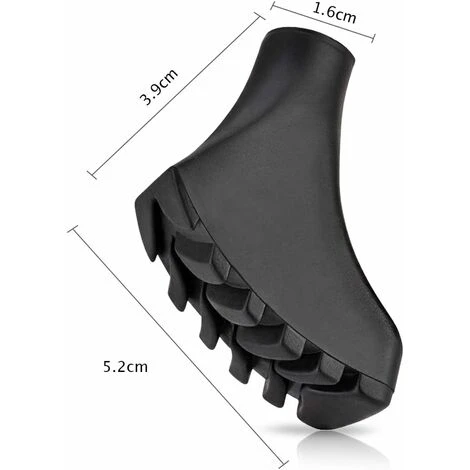 Coussinets De Marche Nordique, 12 Pièces / 6 Paires De Pads De Tampons En Caoutchouc Asphaltique Pour Marche Nordique 5 Coussinets De Marche Nordique, 12 Pièces / 6 Paires De Pads De Tampons En Caoutchouc Asphaltique Pour Marche Nordique – Image 3
