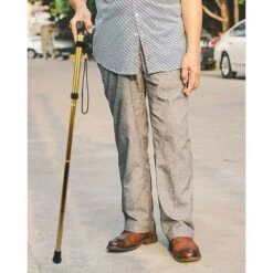 Aluminium Canne De Marche Réglable Poids Léger Portable Voyage Bâtons De Randonnée Poignée Ergonomique Antidérapante Alpenstock Pour Femmes Hommes Randonneurs Aînés -Promos Outil Virtuose Magasin 79481851 5