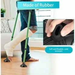 Embout De Canne De Marche, Pieds Et Pointes De Canne Et De Béquille, Patins De Remplacement En Caoutchouc Pour Cannes, Patins De Support Universels Stables à Quatre Points Pour Bâton De Marche -Promos Outil Virtuose Magasin 79481879 3