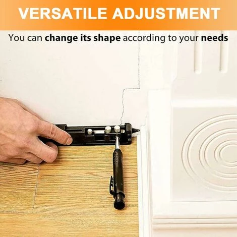 GP Outils De Traçage Multifonctionnels, Outil De Traçage Avec Crayon De Construction, Jauge De Contour Avec Serrure Pour Copier Avec Précision La Forme Irrégulière 4 GP Outils De Traçage Multifonctionnels, Outil De Traçage Avec Crayon De Construction, Jauge De Contour Avec Serrure Pour Copier Avec Précision La Forme Irrégulière – Image 2