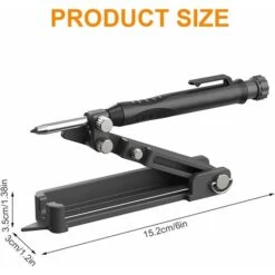 GP Outils De Traçage Multifonctionnels, Outil De Traçage Avec Crayon De Construction, Jauge De Contour Avec Serrure Pour Copier Avec Précision La Forme Irrégulière 11 GP Outils De Traçage Multifonctionnels, Outil De Traçage Avec Crayon De Construction, Jauge De Contour Avec Serrure Pour Copier Avec Précision La Forme Irrégulière -Promos Outil Virtuose Magasin 79555660 5