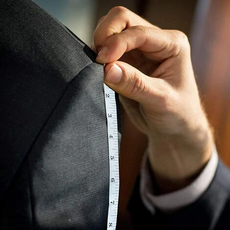 Mètres à Ruban Pour Couturier Double Face, 1,5 M 60 Pouce Sur Mesure Couturière Tissu Règle, La Blanc Mesure Ruban 1 Pièces 7 Mètres à Ruban Pour Couturier Double Face, 1,5 M 60 Pouce Sur Mesure Couturière Tissu Règle, La Blanc Mesure Ruban 1 Pièces – Image 5