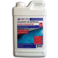 Traceur BLEU, 1L Super Concentré - Colorant E133 En Bidon Pour La Détection