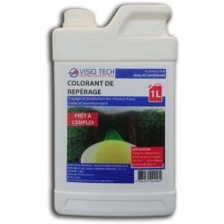 Fluorescéine Prêt à L'emploi, 1L - Colorant De Traçage Fluorescent