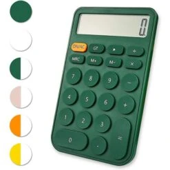 Calculatrice Standard à 12 Chiffres, Grand écran De Bureau Et Boutons, Calculatrice Avec Grand écran LCD Pour Le Bureau, L'école, La Maison Et Le Travail, Mise En Veille Automatique