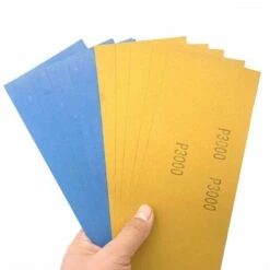 Papier De Verre 5000 3000 2500 2000 1500 1000 800 Grain Papier Abrasif Humide Et Sèche, Utilisé Pour Polir Métal, Bois, Les Voitures, 35 Papier 9 X 3,6 Pouces Par Feuille -Promos Outil Virtuose Magasin 80449446 3