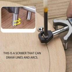 Scriber Bricolage Outils De Scribe à Double Usage En Bois Lignes Et Arcs De Dessin Multifonctionnels -Promos Outil Virtuose Magasin 80884189 5