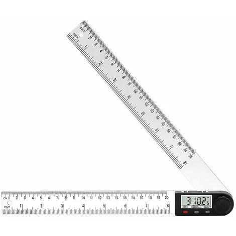 BETTE Règle D'angle Numérique, Rapporteur, Mesure De Longueur 200 Mm Et D'Angle En Acier Inoxydable Avec HOLD/Rev, Zéro Et Grand Ecran LCD, Mm/Inch, Pour Le Travail Du Bois/Construction 3 BETTE Règle D'angle Numérique, Rapporteur, Mesure De Longueur 200 Mm Et D'Angle En Acier Inoxydable Avec HOLD/Rev, Zéro Et Grand Ecran LCD, Mm/Inch, Pour Le Travail Du Bois/Construction