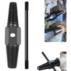 1 Ensemble D'extracteurs De Spirale De Soupape De Robinet De Robinet à Double Tête Endommagés 11 1 Ensemble D'extracteurs De Spirale De Soupape De Robinet De Robinet à Double Tête Endommagés -Promos Outil Virtuose Magasin 81161058 5