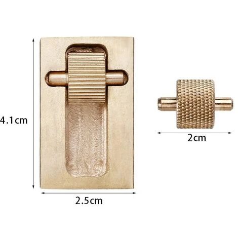 1 Ensemble D'outils De Sculpture En Cuir De Cuivre Pur Artisanat Du Cuir Bord Colorant Huile Couture Bricolage Ensemble De Couture à La Main Outils De Fabrication Du Cuir 2 Rouleaux 6 1 Ensemble D'outils De Sculpture En Cuir De Cuivre Pur Artisanat Du Cuir Bord Colorant Huile Couture Bricolage Ensemble De Couture à La Main Outils De Fabrication Du Cuir 2 Rouleaux – Image 4