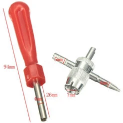 1 Ensemble D'outils De Carottage Pour L'extracteur De Tige De Soupape De Pneu De Moto Neuve (3 Pièces / Ensemble) -Promos Outil Virtuose Magasin 81161118 3