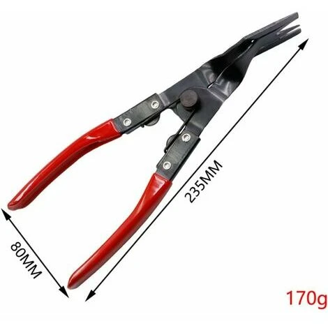 Outil De Suppression De La Pince De Retrait,Pinces Pour Garnitures - Pince D'Extraction D'Agrafes - Pince Retirer Les Clips - Pince à Enlever Les Clips - Pince Enlever Les Tapisseries 4 Outil De Suppression De La Pince De Retrait,Pinces Pour Garnitures - Pince D'Extraction D'Agrafes - Pince Retirer Les Clips - Pince à Enlever Les Clips - Pince Enlever Les Tapisseries – Image 2