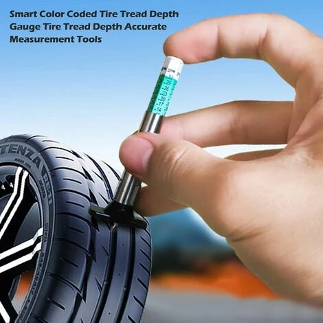 Jauge De Profondeur De Bande De Roulement De Pneu, Jauge De Bande De Roulement De Pneu Numérique 3 Outil De Mesure De Bande De Roulement De Pneu Codé Par Couleur Pour Camions, Motos Et Voitures 5 Jauge De Profondeur De Bande De Roulement De Pneu, Jauge De Bande De Roulement De Pneu Numérique 3 Outil De Mesure De Bande De Roulement De Pneu Codé Par Couleur Pour Camions, Motos Et Voitures – Image 3