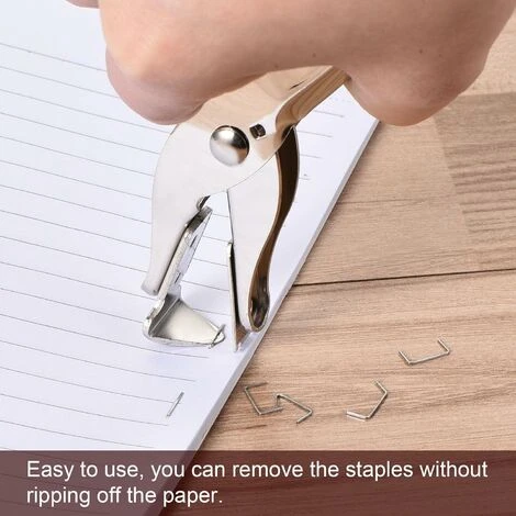 Agrafeuse Extracteur Outils Lourd Main Agrafeuses Retrait Broche Extracteur Pour Bureau Maison, Argent 5 Agrafeuse Extracteur Outils Lourd Main Agrafeuses Retrait Broche Extracteur Pour Bureau Maison, Argent – Image 3