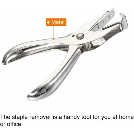 Agrafeuse Extracteur Outils Lourd Main Agrafeuses Retrait Broche Extracteur Pour Bureau Maison, Argent 6 Agrafeuse Extracteur Outils Lourd Main Agrafeuses Retrait Broche Extracteur Pour Bureau Maison, Argent – Image 4