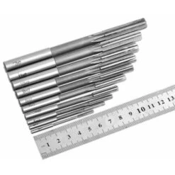 Jeu D'alésoirs 9Pcs (2-10mm) H7 à Queue Droite Pour Machines à Mandriner En Acier Rapide (HSS) -Promos Outil Virtuose Magasin 81548334 4