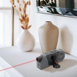 Mètre 4 En 1 : Marqueur Laser + 2 Niveaux à Bulle + Mètre Ruban 2,5 M + Calculatrice -Promos Outil Virtuose Magasin 81923202 5