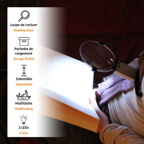 Loupe Portative à Suspendre Au Cou - 2 LEDS Ultra Lumineuses 5 Loupe Portative à Suspendre Au Cou - 2 LEDS Ultra Lumineuses – Image 3
