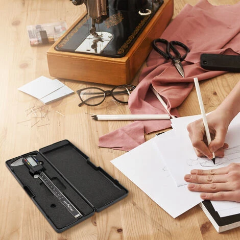 Pied à Coulisse Digital Numérique 150 Mm - Écran LCD - Précision Réglable 0.01mm - Acier - Avec Étui 4 Pied à Coulisse Digital Numérique 150 Mm - Écran LCD - Précision Réglable 0.01mm - Acier - Avec Étui – Image 2