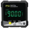 Inclinomètre Numérique Portable IP54 4 90 ° Rétroéclairage LCD Rapporteur Numérique Compteur De Pente Règle D'angle Numérique Magnétique Simple Face Rapporteur Multifonctionnel