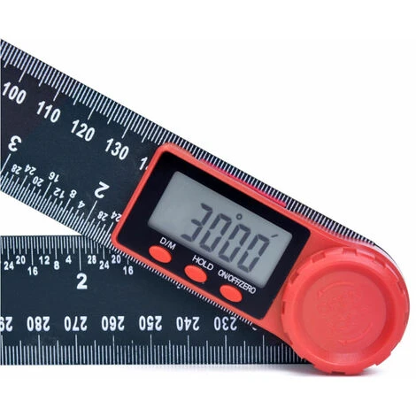 Rapporteur Numérique, Mesure D'angle 0°-360°, Mesure D'angle En Acier Inoxydable Avec écran LCD, Règle En Acier Inoxydable Pour Le Travail Du Bois, Les Devoirs, La Construction. 5 Rapporteur Numérique, Mesure D'angle 0°-360°, Mesure D'angle En Acier Inoxydable Avec écran LCD, Règle En Acier Inoxydable Pour Le Travail Du Bois, Les Devoirs, La Construction. – Image 3