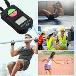 Digital Hand Tally Counter Electronic Manual Clicker Add Subtract Model Electronic Watch With Display 663520mm 2Pcs -Promos Outil Virtuose Magasin 83753544 5