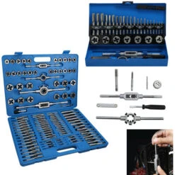 Jeu De 32 Tarauds Pour Filetage Jeu De Tarauds Et De Filières En Pouces Inch Taraudage à Goujure Filetage Fin Et Grossier- 32 Pcs -Promos Outil Virtuose Magasin 83897146 4