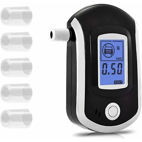 Éthylotest Numérique Alcootest Alcool Testeur D'Haleine Avec Ecran LCD Ethylomètre Rétroéclairage Inclus à à L'arrière De L'Alcootest Testeur D'alcool Portable 3 Éthylotest Numérique Alcootest Alcool Testeur D'Haleine Avec Ecran LCD Ethylomètre Rétroéclairage Inclus à à L'arrière De L'Alcootest Testeur D'alcool Portable