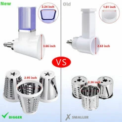 Accessoires Pour Trancheuse/déchiqueteur Pour Batteurs Sur Socle KitchenAid, Râpe à Fromage Pour Trancheuses, Accessoire Pour Machine à Salade Hachoir à Légumes Avec 3 Lames Passe Au Lave-vaisselle 11 Accessoires Pour Trancheuse/déchiqueteur Pour Batteurs Sur Socle KitchenAid, Râpe à Fromage Pour Trancheuses, Accessoire Pour Machine à Salade Hachoir à Légumes Avec 3 Lames Passe Au Lave-vaisselle -Promos Outil Virtuose Magasin 85353659 5