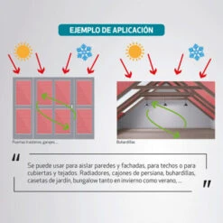 Isolant Thermique Réfléchissant Multicouche 0.60x5m -Promos Outil Virtuose Magasin 85483304 3