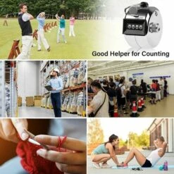 Compteur à Main, Compteur En Métal, Compteur à Cliquet, Compteur à 4 Chiffres Pour Compteur De Personnes, Golf, Compteur De Rangées, Tricot. 11 Compteur à Main, Compteur En Métal, Compteur à Cliquet, Compteur à 4 Chiffres Pour Compteur De Personnes, Golf, Compteur De Rangées, Tricot. -Promos Outil Virtuose Magasin 85776156 5