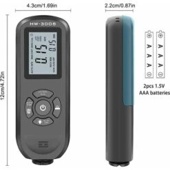 Jauge D'épaisseur De Couche De Peinture De Voiture Numérique - Appareil De Mesure D'épaisseur De Couche De Peinture FE/NFE 10 Jauge D'épaisseur De Couche De Peinture De Voiture Numérique - Appareil De Mesure D'épaisseur De Couche De Peinture FE/NFE -Promos Outil Virtuose Magasin 85787248 4