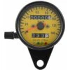 Odomètre Universel De Compteur De Vitesse De Moto Jauge De Compteur De Vitesse De Compteur De Moto De 60mm Avec Indicateur Noir